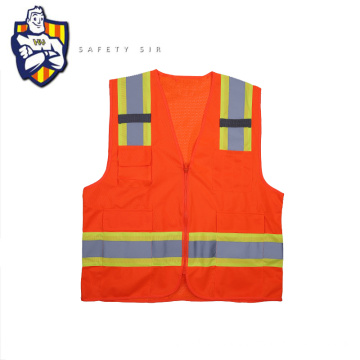 High Visibility Reflective Vest Roadway Security Clothing